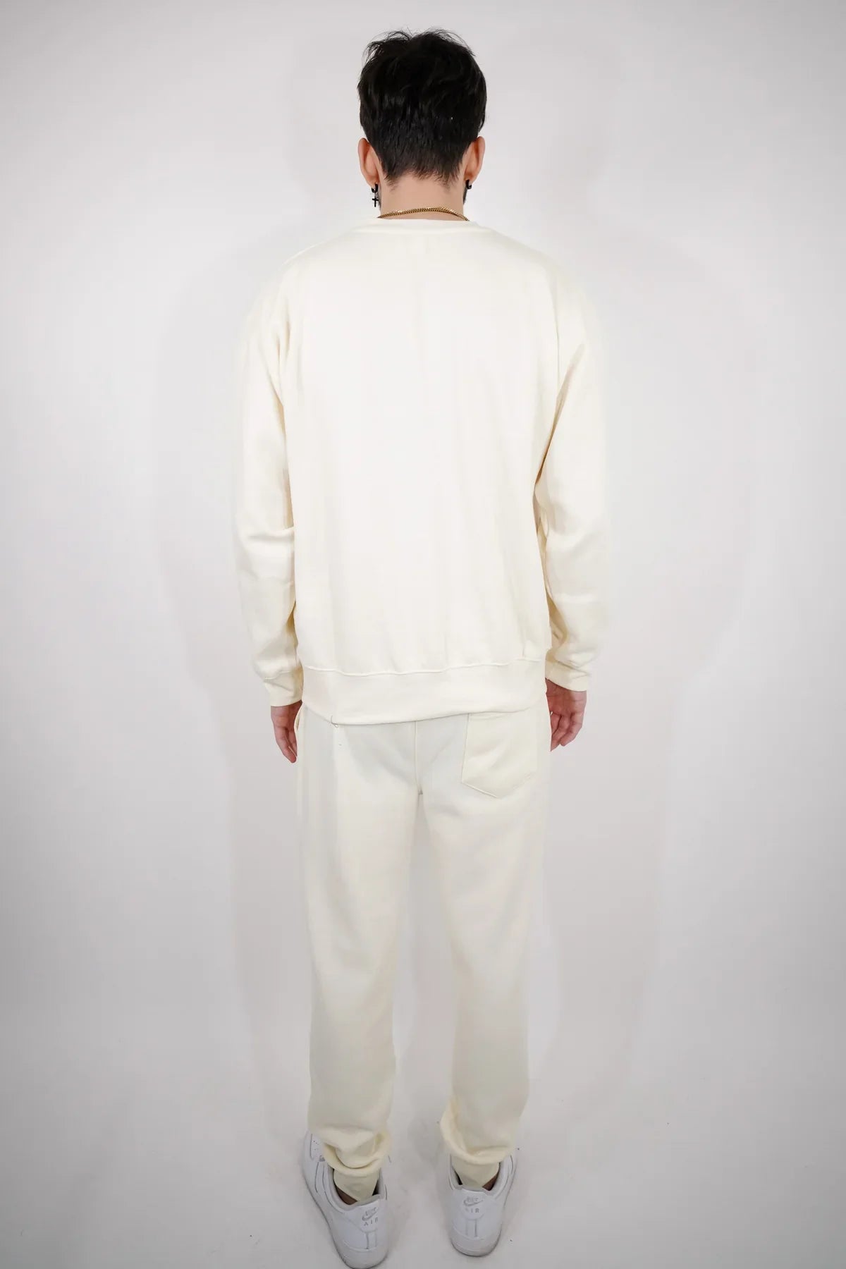 Off-White Heavy Blend Fleece Crew-Neck Sweatsuit