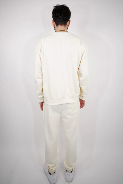 Off-White Heavy Blend Fleece Crew-Neck Sweatsuit
