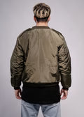 Olive Green bomber lifted jacket
