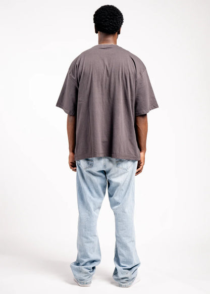 Brown Heavyweight Oversized Lifted Tshirt