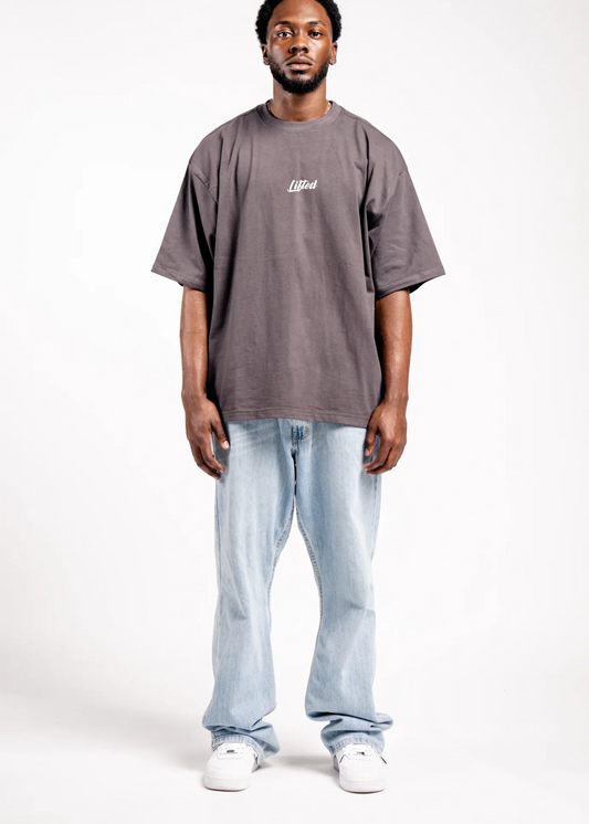 Brown Heavyweight Oversized Lifted Tshirt